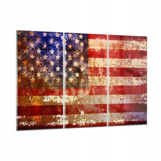 Obrázok na skle 165x110 Vlajka Ameriky