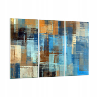 Obrázok na skle 165x110 Blue Browns Farba