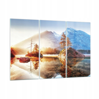 Obrázok na skle 165x110 Dawn Mountain Lake