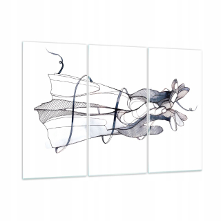 Obrázok na skle 165x110 Hands Surrealism Grafika