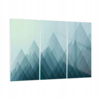 Maľba na skle 165x110 Mountains Pyramida