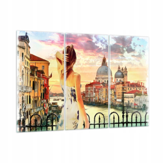 Picture Glass Woman Benátky GCE165X110-3495