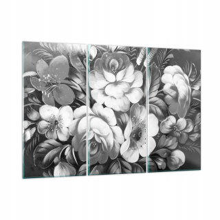 Obrázok na sklenenom kompozícii kvety GCE165X110-3509