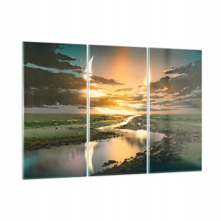 Obrázok na sklenených mesačných oblakoch GCE165X110-4042