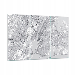 Obrázok na skle 165x110 York Mapa