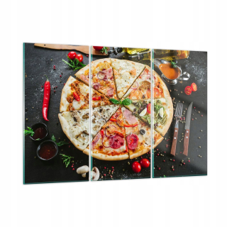 Obrázok na skle 165x110 Pizza Chili omáčka