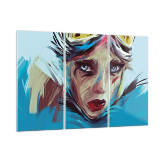 Obrázok na skle 165x110 Art Modern Woman