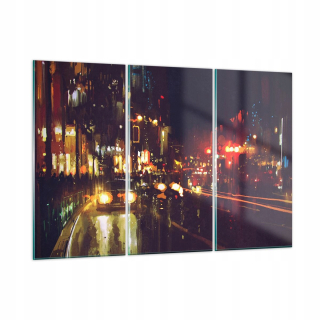 Obrázok na skle 165x110 Street Rain Water