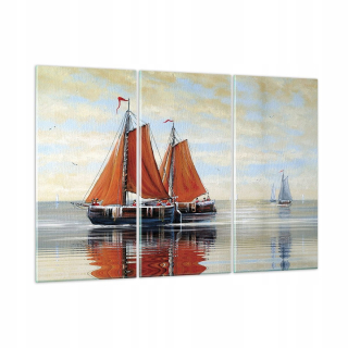 Obrázok na skle 165x110 Oil Plachtenia
