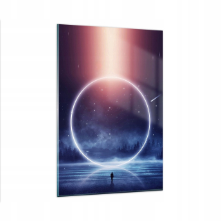 Obrázok na skle 80x120 Fantasy Ring Space