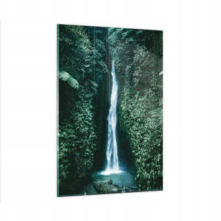 Obrázok na skle 80x120 Tropics Dungle Waterfall