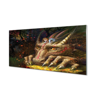 Obrázok Canvas Head Dragon Forest Girl 140x70