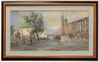Olejomaľba Henryk Włoch „Kraków“