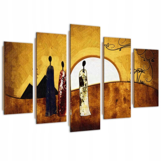 Päť -časový panel obrázkov Deco, Sunny Egypt
