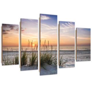 Päť -časový panel obrázku Deco, choďte na ťahanie
