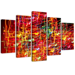 Triptych obrazový motív abstrakcie pre spálňu 200x100