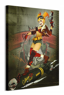 DC Comics Harley Quinn raketa - obrázok na plátne