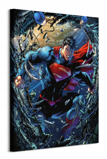 DC Comics Superman Unchained Picture Canvas 60x80 cm