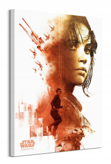 Star Wars Villain 1 Jyn Red Image Canvas 60x80cm