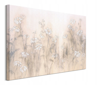 Plagát Hans andkjer White Daisies Rastliny bez rámu 80 x 60 cm