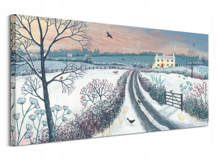 Jo Gruddy Winter Landscape Picture Canvas 100x50 cm