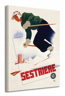 Italia Sestrere - Canvas Painting 60x80 cm