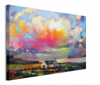 Scott Naismith House pod mrakmi - Obrázok 80x60 cm