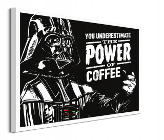 Star Wars Power of Coffee Image Canvas 80x60 cm