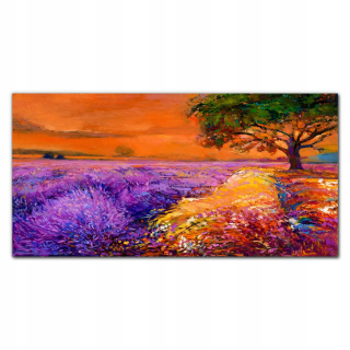 Obrázok steny s grafikou 120x60 kvety Tree Sky