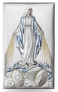 Strieborný obrázok (farba) 9x15cm matka ... - 16528