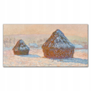 Maľba na sklo Cereal stacks snehový efekt Monet 140x70