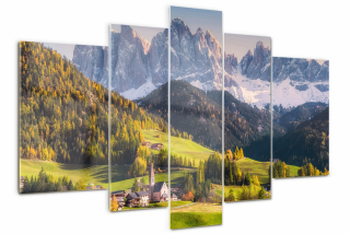 Obrázok skleneného triptycha na horu Panorama Wall Panorama