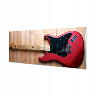 Grafika na plátne dekorácie elektrická gitara 125x50