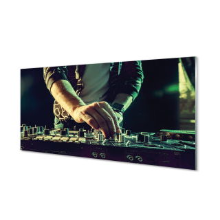 Obrázok akrylové sklenené slúchadlá konzoly DJ 120x60
