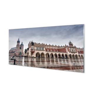 Sklenená grafika maľba Kraków Cloth Coat 120x60 cm