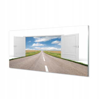 Obrázok akrylové sklo pole Road Road 3d 140x70 cm