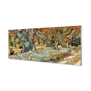 Obrázok akrylového skla Urban Art Market 125x50