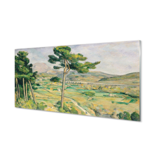 Obraz na akrylovom skle.Umelecký pohľad na lúku, 140x70 cm