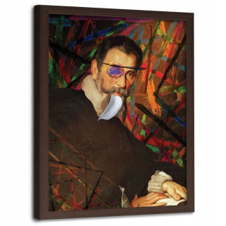 Obrázok v rámci muža s pásmom 50x70