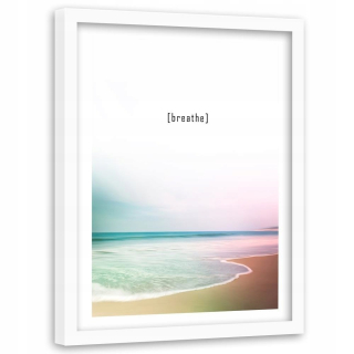 Obrázok v bielom rámci Motivačné dýchanie 80x120