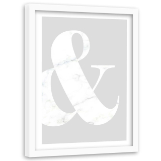 Obrázok v symbole bieleho rámu na šedom pozadí 80x120