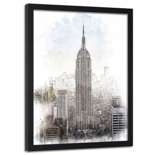 Obrázok v budove Black Empire State Building 70x100