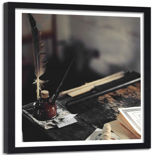 Obrázok v Čierni Black Inkwell a Pen 90x90