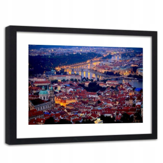 Obrázok v rámci Čierneho Praga za súmraku 90x60