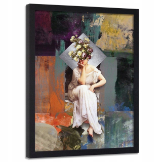 Obrázok v čiernom ráme Rose Myšlienky 40x60