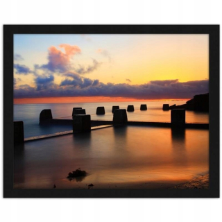Obrázok v čiernom ráme Sunrise 120x80