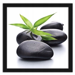 Obrázok v Black Zen Pebble a Leaf 70x70 Leaf
