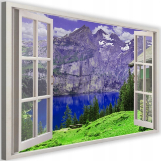 Maľba na Płółcanvas OKNOGÓRA A LAKE 120X80