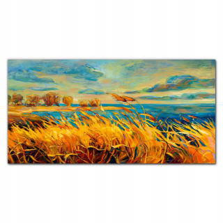 Závesný obrázok 120x60 Field Heaven Sea