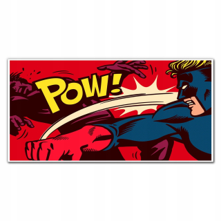 Obrázok s 120x60 Print Hero z darebákov komiks